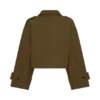 Rue Funnel Neck Bomber Jacket – Khaki