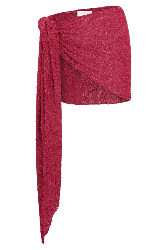 Sammy Boucle Knit Cover Up – Dragonfruit Sammy Boucle Knit Cover Up – Dragonfruit