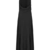 Santal Floral Chiffon Halter Maxi Dress – Black Santal Floral Chiffon Halter Maxi Dress – Black