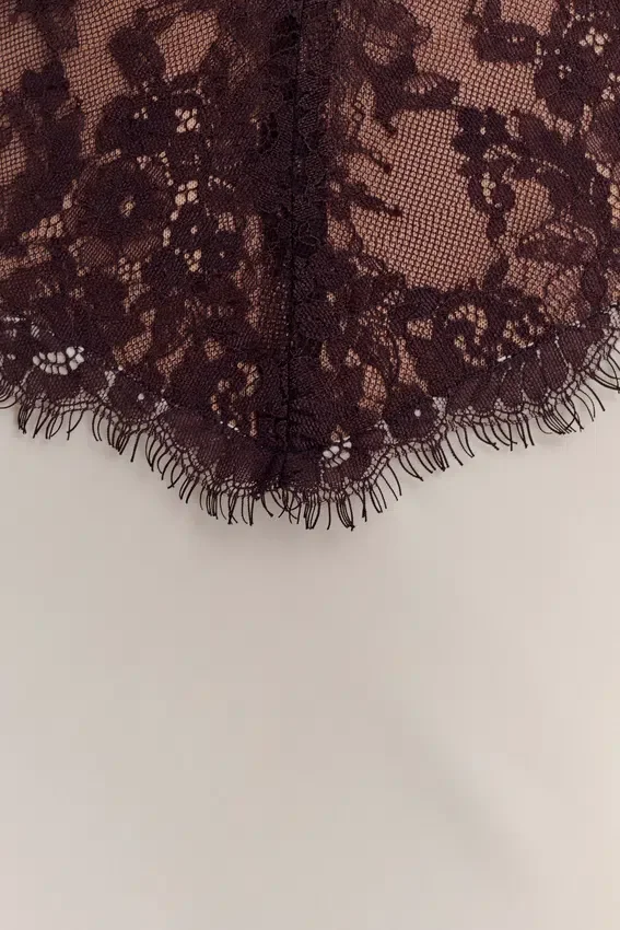 Sascha Lace And Satin Halter Maxi Dress – Ivory/Chocolate Sascha Lace And Satin Halter Maxi Dress – Ivory/Chocolate