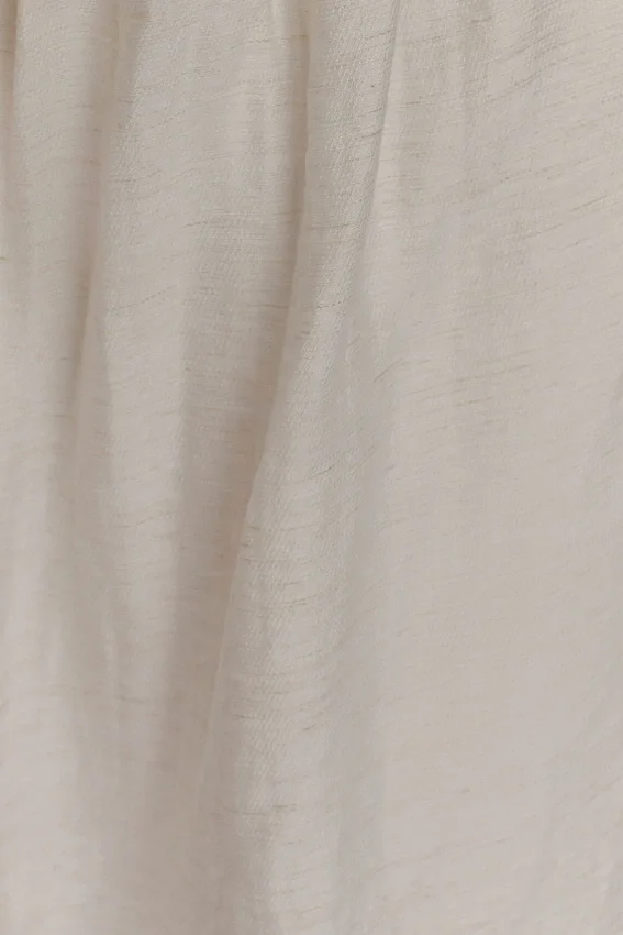 Scottie Gathered Linen Knot Maxi Skirt – Oat Marle Scottie Gathered Linen Knot Maxi Skirt – Oat Marle