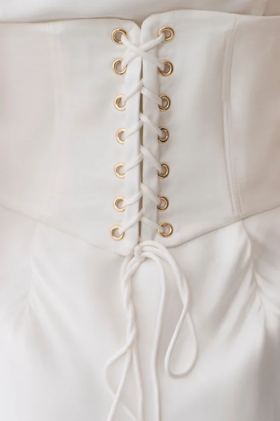 Seraphine Corset Satin Maxi Dress – Ivory Seraphine Corset Satin Maxi Dress – Ivory