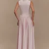 Sharon Scuba Jersey Midi Dress – Ballet Pink