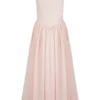 Sharon Scuba Jersey Midi Dress – Ballet Pink