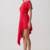 Talise Modal Hankie Midi Skirt – Red Talise Modal Hankie Midi Skirt – Red