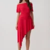 Talise Modal Hankie Midi Skirt – Red Talise Modal Hankie Midi Skirt – Red