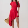 Talise Modal Hankie Midi Skirt – Red Talise Modal Hankie Midi Skirt – Red