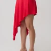 Talise Modal Hankie Midi Skirt – Red Talise Modal Hankie Midi Skirt – Red