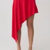 Talise Modal Hankie Midi Skirt – Red Talise Modal Hankie Midi Skirt – Red