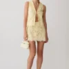 Tessa Broderie Mini Skirt – Lemon Tessa Broderie Mini Skirt – Lemon