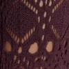 Trena Crochet Knit Pants – Chocolate