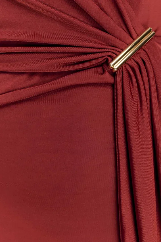 Veda Slinky Halter Maxi Dress – Russet Veda Slinky Halter Maxi Dress – Russet