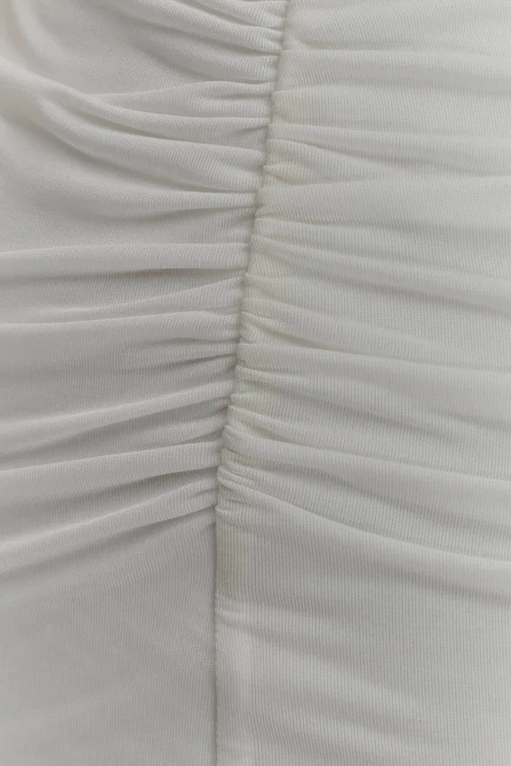 Vienna Slinky Cut Out Maxi Dress – White Vienna Slinky Cut Out Maxi Dress – White