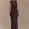 Violeta Asymmetric Top – Dark Chocolate