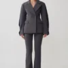 Wesley Structured Blazer – Charcoal Shadow Wesley Structured Blazer – Charcoal Shadow
