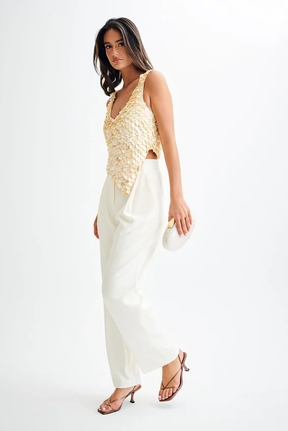 Willow Mother Of Pearl Halter Top – Pearl Willow Mother Of Pearl Halter Top – Pearl